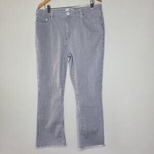 Vineyard Vines Cotton Blend High Rise Kick Flare Jeans Size 32